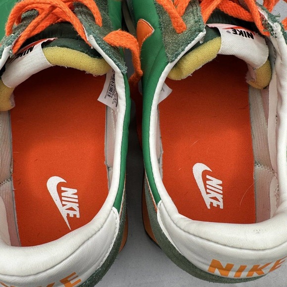 Nike Elite VTNG Vintage Retro Sneaker Court Green/ Orange 316987-381 Mens 13 US - Picture 9 of 9
